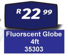 Fluorsent Globe 4Ft 35303