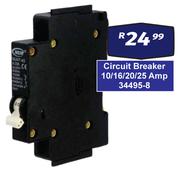Circuit Breaker 10/16/20/25 Amp 34495-8