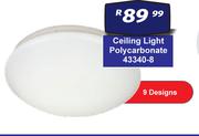 Ceiling Light Polycarbonate 43340-8