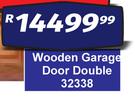 Wooden Garage Door Double 32338