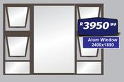 Alum Window 2400 x 1800