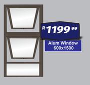 Alum Window 600 x 1500