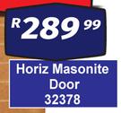 Horiz Masonite Door 32378