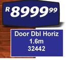 Door Dbl Horiz 1.6m 32442