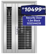 Security Door 1.2m Black 32323/44235