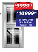 Security Door Stable Silver 32322/47006