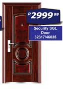 Security SGL Door 32317/46035