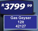 Gas Geyser 12L 42127