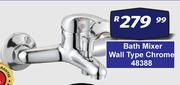 Bath Mixer Wall Type Chrome 48388