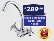 Nova Sink Mixer Deck Type 45815