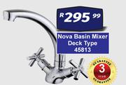 Nova Basin Mixer Deck Type 45813