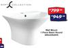 Wall Mount 1 Piece Basin Round 450 x 435 x 835