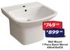 Wall Mount 1 Piece Basin Marvel 450 x 435 x 835