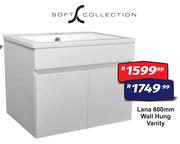 Lana 600mm Wall Hung Vanity
