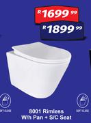 8001 Rimless With Pan + S/C Seat