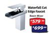 Waterfall Cut Edge Faucet Basin Mixer