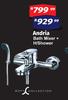 Andria Bath Mixer + H/Shower