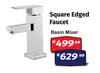 Square Edged Faucet Basin Mixer