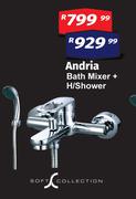 Andria Bath Mixer + H/Shower