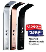 Assorted Shower Panels 1.2 x 200mm-Each