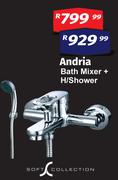 Andria Bath Mixer + H/Shower
