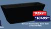 Mercury Freestanding Black Bath 1700 x 750 x 560