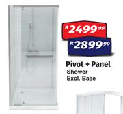 Pivot + Panel Shower