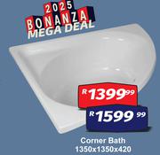 Corner Bath 1350 x 1350 x 420