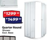 Quarter Round Shower