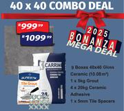 40 x 40 Gloss Combo Deal-9 Boxes