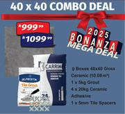 40 x 40 Gloss Combo Deal-9 Boxes