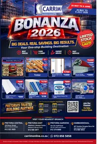K Carrim Builders Mecca : Bonanza 2026 (29 May - 08 June 2026)