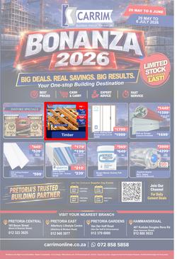 K Carrim Builders Mecca : Bonanza 2026 (29 May - 08 June 2026), page 1
