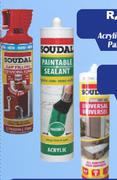 Soudal Filla Foam Acrylic White Paintable-600ml