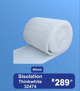 Sisolation Think White 40mm 32474