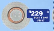 Ceiling Light Black & Gold 52847