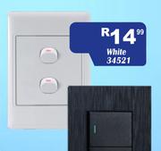 Switch 2 Lever 1 Way White 34521