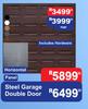Steel Garage Double Door
