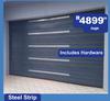Sectional Garage Single Door Steel Strip