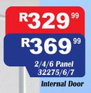 2/4/6 Panel Internal Door 32275/6/7