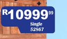Wooden Garage Single Door 52867