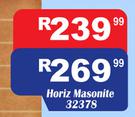 Horiz Masonite 32375