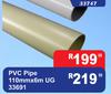 PVC Pipe 110mm x 6m UG 33691