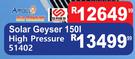 Apoll 150L High Pressure Solar Geyser 51402