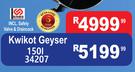 Kwikot Geyser 150L 34207