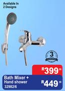 Bath Mixer + Hand Shower 32982/6