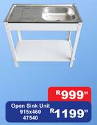 Open Sink Unit 915 x 460 47540