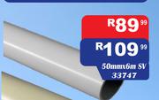 PVC Pipe 50mm x 6m SV 33747
