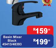 Basin Mixer Black 45413/48393