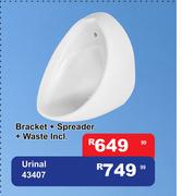 Bracket + Spreader + Waste Incl.
